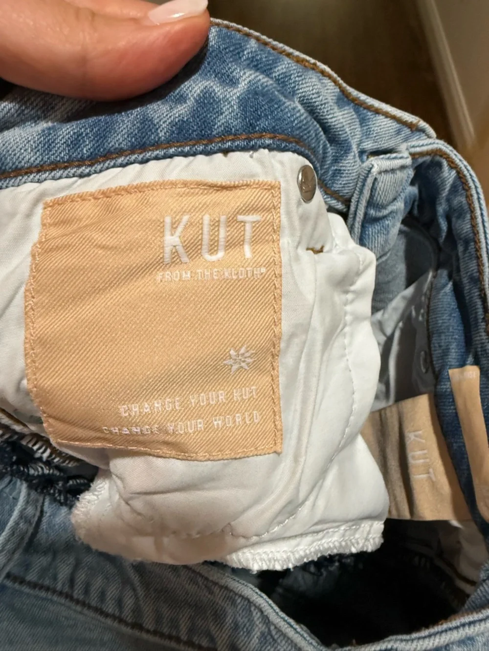 Kut from the Kloth Meg High-Rise Wide-Leg Jeans. Sz 2 - Picture 7 of 13